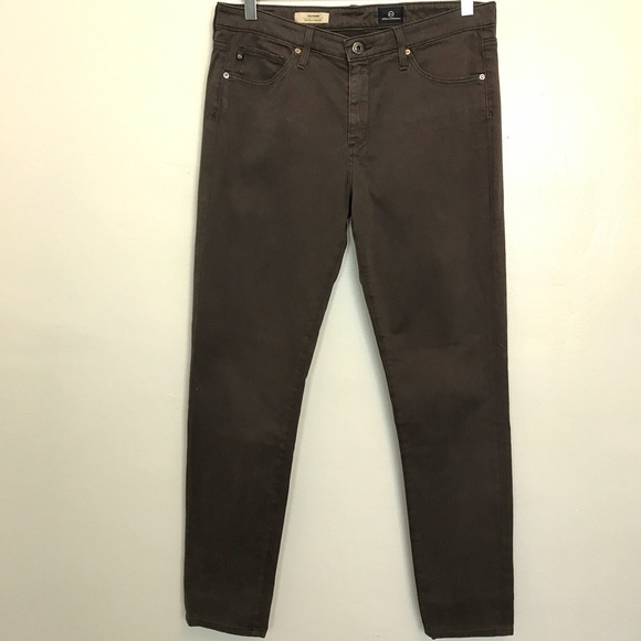 AG The Prima Mid-Rise Cigarette Grey 5 Pocket 30R - Picture 4 of 13